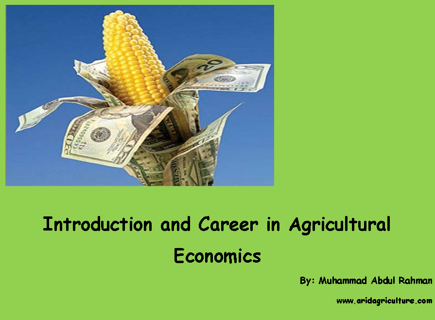 Agricultural economist jobs usa