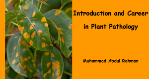 Introduction and Career in Plant Pathology | Arid Agriculture